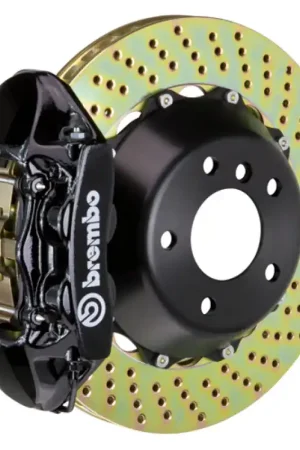 Brembo 06-12 325i Excl xDrive/06-12 325i Excl xDrive Fr GT BBK 4Pis Cast 365x29 2pc Rtr Drill-Black Popular