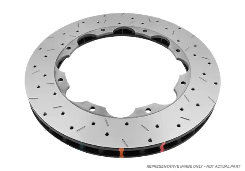 DBA 97-13 Chevrolet Corvette (325mm Front Rotor) Front 5000 Series Drilled & Slotted Ring Special Offer