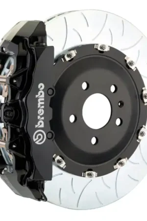 Brembo 18+ Model 3 AWD/RWD Front GT BBK 6 Piston Cast 380x34 2pc Rotor Slotted Type3-Black Instant Buy