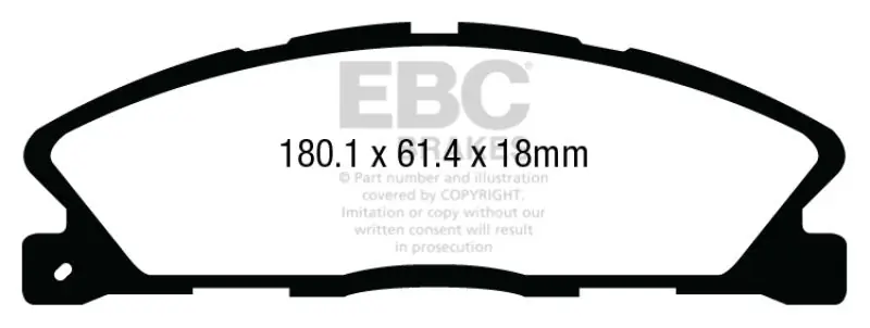 Mega Sale EBC 2013+ Lincoln MKT 3.5L Twin Turbo Ultimax2 Front Brake Pads