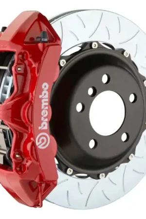 Next Day Delivery Brembo 01-06 M3 (E46) Front GT BBK 6 Piston Cast 380x32 2pc Rotor Slotted Type3-Red