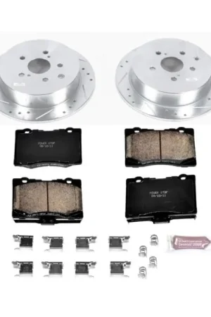 Bargain Power Stop 10-15 Lexus RX350 Rear Z23 Evolution Sport Brake Kit