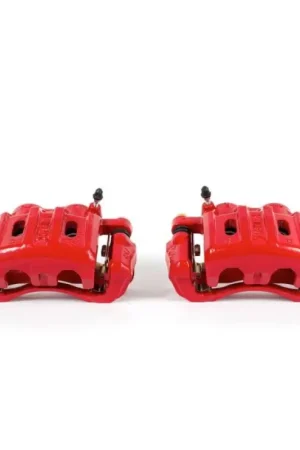 Secure Checkout Power Stop 97-04 Mitsubishi Diamante Front Red Calipers w/Brackets - Pair
