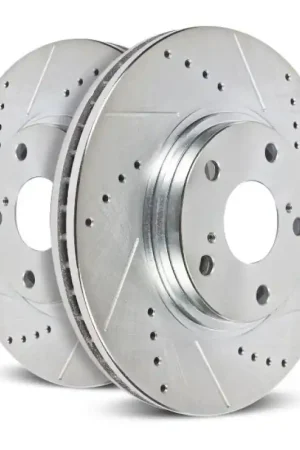 Power Stop 08-12 Ford F-350 Super Duty Front Right Evolution Drilled & Slotted Rotor Direct From Factory