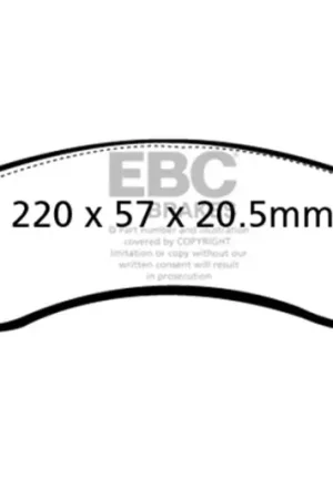 EBC 98-03 Dodge B250 B2500 Cargo 2500 Van 3/4 Ton Greenstuff Front Brake Pads Direct From Manufacturer