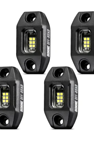 Special Discount Borne Off-Road Rock Light (Kit of 4) Short Harness