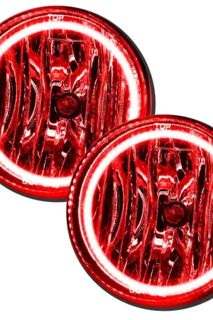 New Release Oracle Lighting 07-14 GMC Sierra Pre-Assembled LED Halo Fog Lights -Red