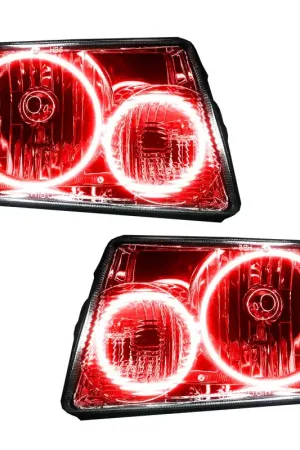 Big Sale Oracle Lighting 01-11 Ford Ranger Pre-Assembled LED Halo Headlights -Red