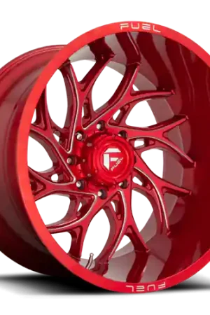 Aluminum Wheels 26X14 Runner D742 8 On 180 Candy Red Milled 124.3 Bore -75 Offset Fuel Off Road Wheels Best Choice