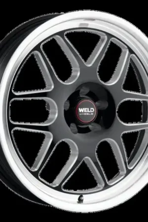 Limited Edition Weld Solana Drag 15x10 / 6x139.7 BP / ET38 /  6.99in BS / 106.1 Dia  - Gloss Black Milled Wheel
