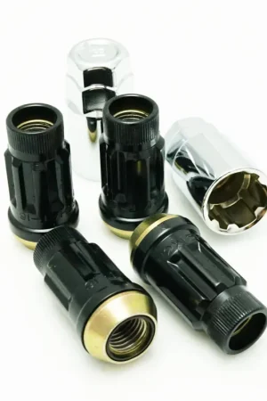 Wheel Mate Muteki SR45R Lug Nut Kit Lock Set 12x1.5 45mm - Black Secure Checkout
