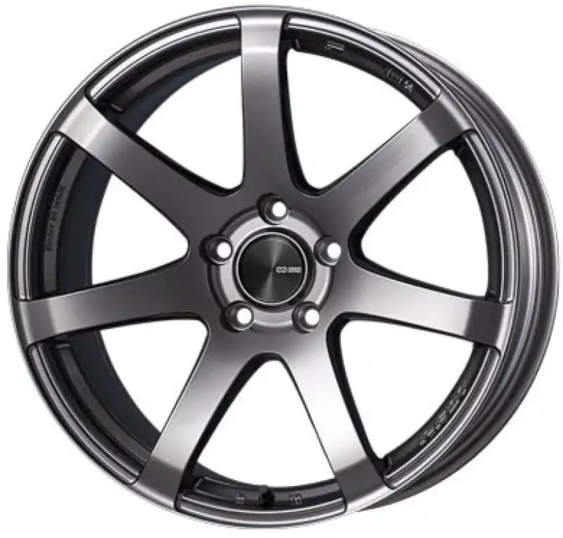 Same Day Shipping Enkei PF07 19x8 5x112 45mm Offset 75mm Bore Dark Silver Wheel *Special Order/No Cancel*