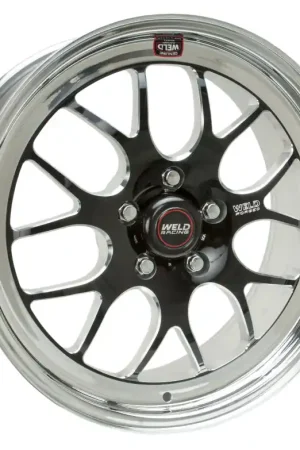 High Quality Weld S77 18x9.5 / 5x4.75 BP / 6.7in. BS Black Wheel (Medium Pad) - Non-Beadlock