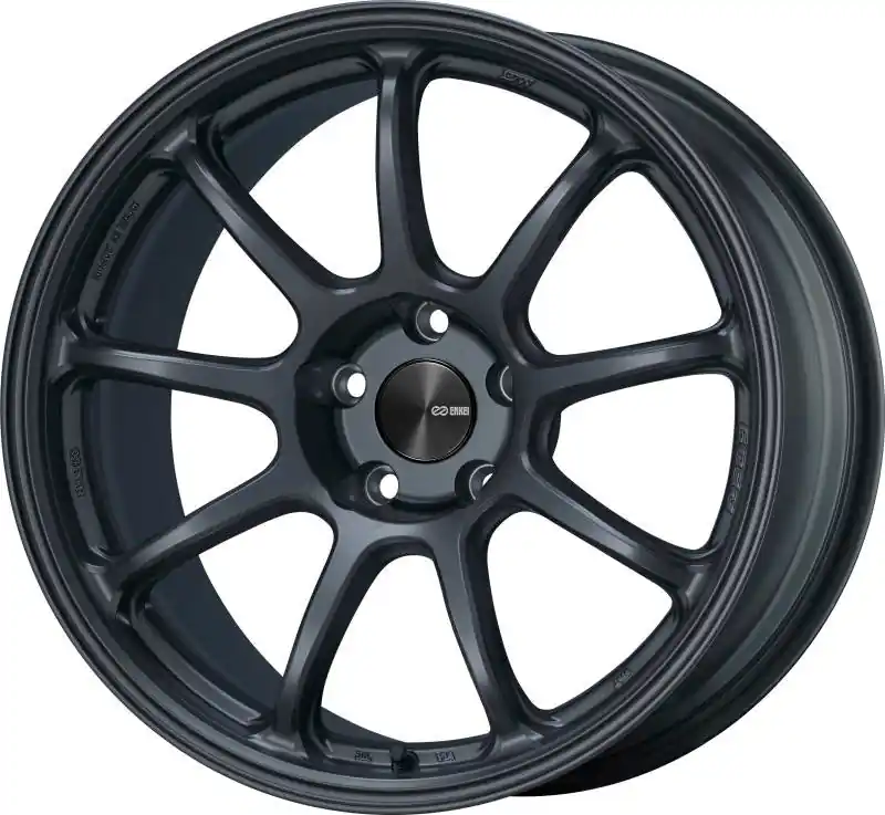Premium Enkei PF09 18x8 5x112 50mm Offset 75mm Bore Matte Gunmetal Wheel
