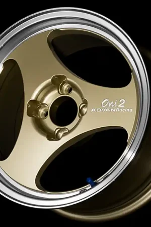 Advan ONI2 15x7.5 / +40 Offset / 4x100 / 63mm Bore / Machining and Champagne Gold Limited Offer