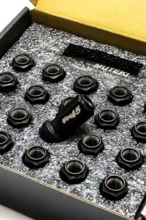 Wheel Mate Muteki TR45 Open End Lug Nuts - Gun Metal - 12x1.50 - 45mm Worldwide Shipping