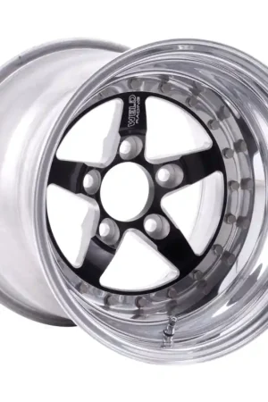 Affordable Weld Weldstar 15x10 / 5x4.75 BP / 5.5in. BS Black Wheel - Non-Beadlock