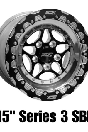 Belak 15x9 / 6in BS / 5x112 BP / High Pad / Series 3 Wheel - Single Beadlock Billet Outer Lip Luxury
