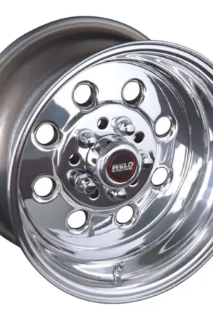 Weld Draglite 15x9 / 5x4.5 & 5x4.75 BP / 5.5in. BS Polished Wheel - Non-Beadlock Final Sale