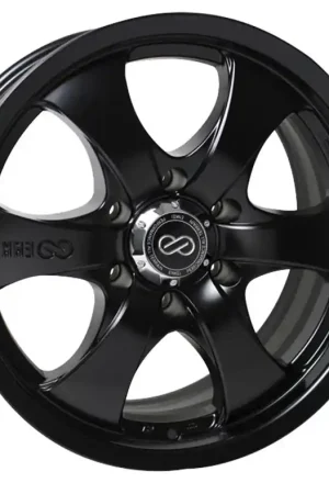 Enkei M6 Universal Truck & SUV 18x8.5 20mm Offset 6x139.7 Bolt Pattern 108.5mm Bore Black Wheel Viral