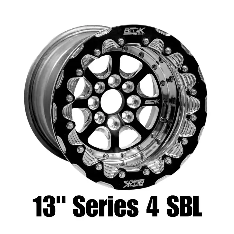 Today Only Belak 13x11 / 5in BS / 4x100 BP / High Pad Series 4 Wheel- Dbl Beadlock Billet (Small Brake Kit Req)