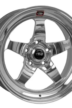 Weld S71 18x9.5 / 5x4.75 BP / 5.7in. BS Polished Wheel (Medium Pad) - Non-Beadlock High Quality