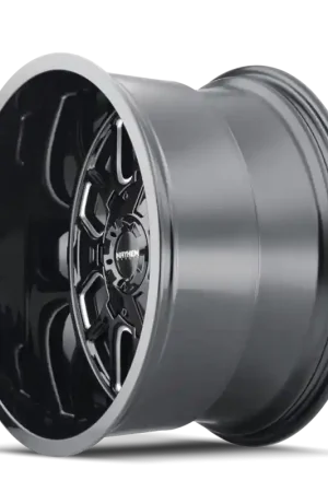 Mayhem 8107 Cogent 22x10 / 6x135 BP / -19mm Offset / 106mm Hub Black w/ Milled Spokes Wheel Seasonal Sale