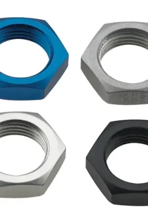 Reduced Price Fragola -3AN Bulkhead Nut - Black