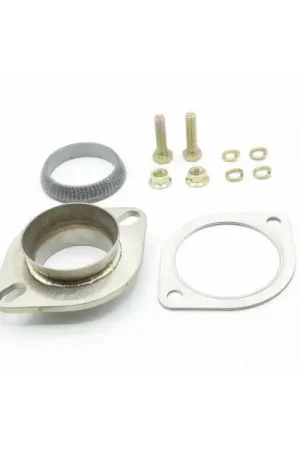 Turbo XS Subaru 3in Downpipe to OEM Catback Adapter w/Exhaust Gasket & Donut Gasket Original