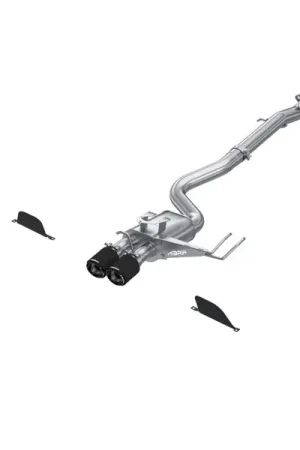 Fresh Stock MBRP 2023 Toyota Corolla GR 1.6L T304 SS 3in Cat-Back Dual Center Rear w/ Carbon Fiber Tips