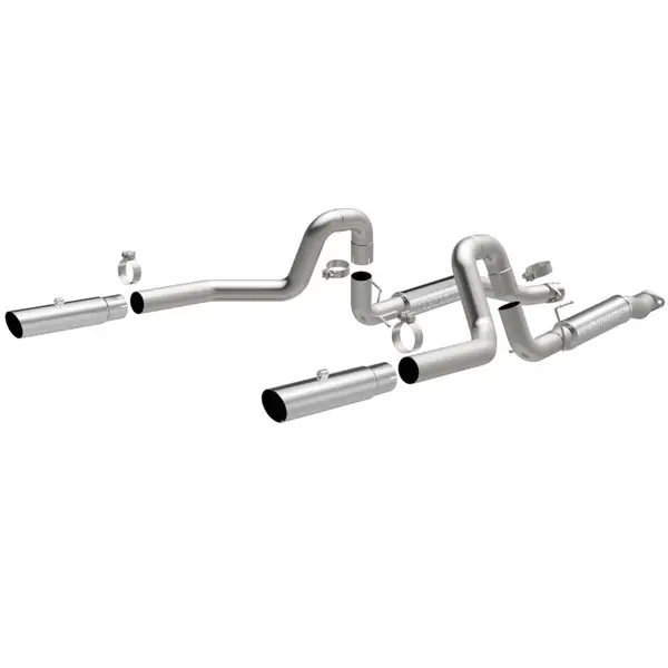 Cheap MagnaFlow 99-04 Mustang Mach 1 V8 4.6L Dual Split Rear Exit Stainless Cat-Back Performance Exhaust