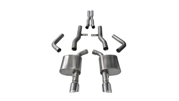 Latest Corsa 2015-2023 Dodge Charger SRT/Scat Pack/R/T 6.4L Polished Xtreme Cat-Back Exhaust