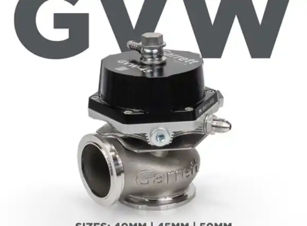 Garrett GVW-40 40mm Wastegate Kit - Black Free Returns