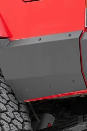 Modern Jeep Rear Lower Quarter Panel Armor for Factory Flare 97-01 Cherokee XJ Rough Country