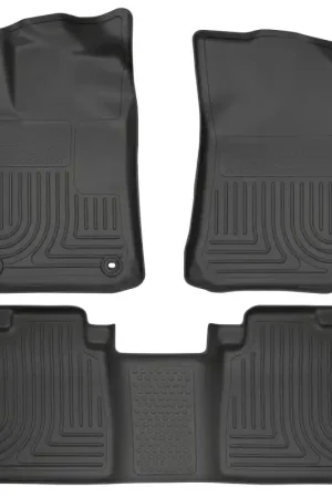Exclusive Offer Husky Liners 2012 Toyota Camry WeatherBeater Combo Black Floor Liners