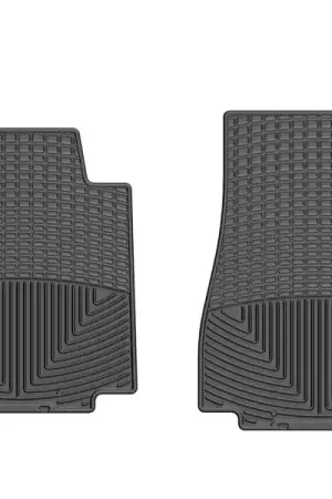Top Rated WeatherTech 14+ Chevrolet Silverado Front Rubber Mats - Black