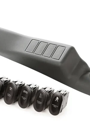 Rugged Ridge Etched A-Pillar 4 Switch Pod Kit LHD 11-18 JK Flash Sale