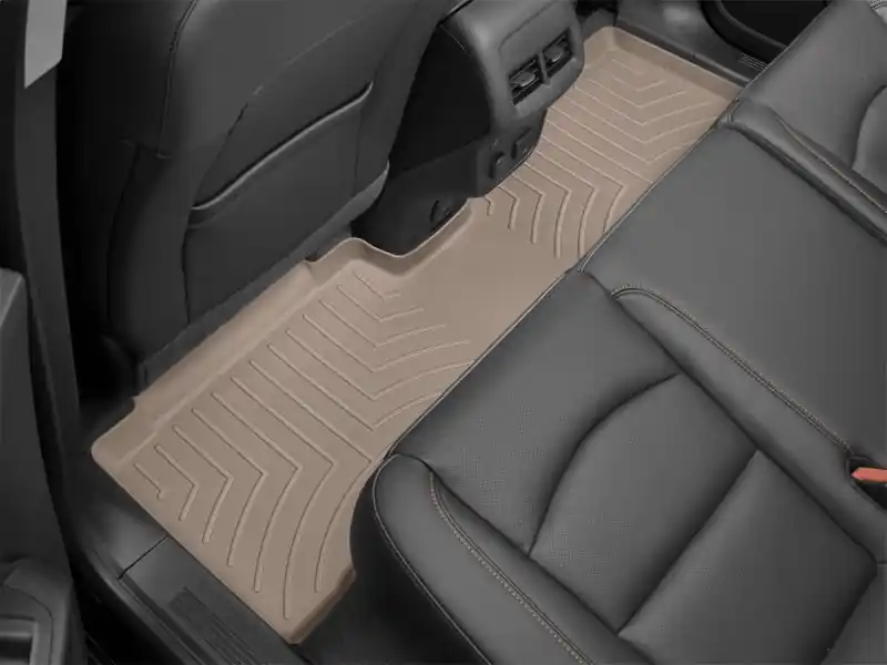 Top Pick WeatherTech 2018+ Ford Expedition MAX Rear FloorLiner - Tan (Works w/ 2nd Row Bucket Seats)