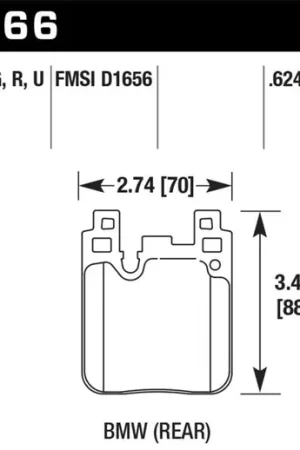Hawk BMW DTC-60 Race Rear Brake Pads Deal