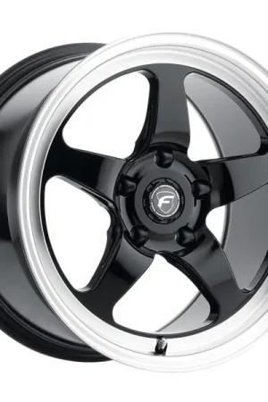 Factory Price Forgestar D5 Drag 17x10 / 5x120 BP / ET45 / 7.3in BS Gloss Black Wheel