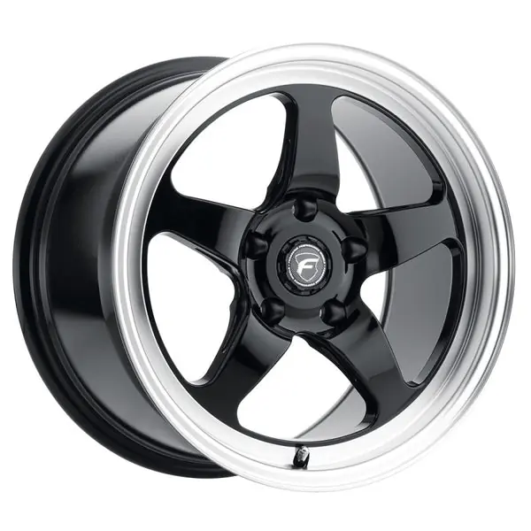 Factory Price Forgestar D5 Drag 17x10 / 5x120 BP / ET45 / 7.3in BS Gloss Black Wheel