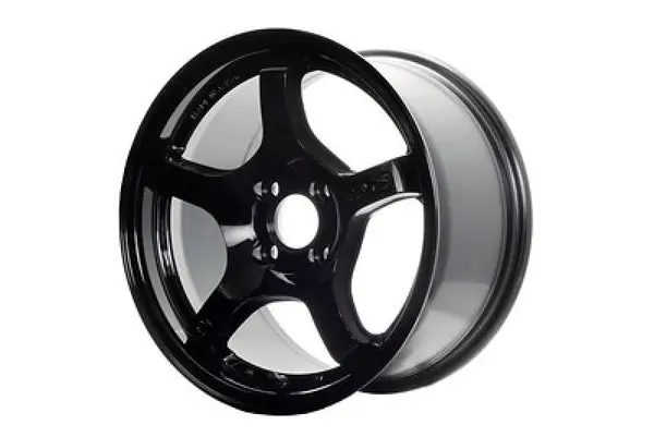 Gram Lights 57CR 18x8.5 +45 5x100 Glossy Black Wheel Original