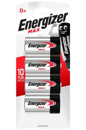 Factory Price Energizer Max D 4Pk - E000033700