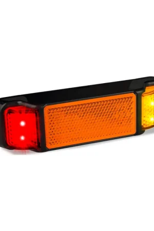 LED Autolamps 38ARM LED Amber\\/Red Side Marker Lamp with Inbuilt Reflector Exclusive