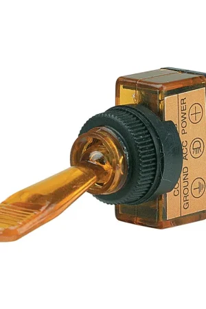 Premium Narva Illuminated Off\\/On Toggle Switch (Amber) - 60050BL