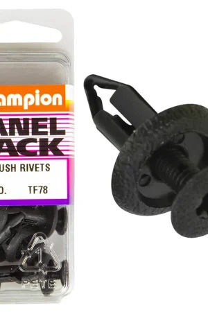 Champion Fasteners Screw Type Scrivets (15mm Head, 18mm Length, to Suit 6mm Hole) - Pack of 8 - TF78 Time-Limited