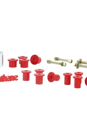 Nolathane Rear Leaf Spring Bushing and Greaseable Shackle\\/Pin Kit - NEK43 Free Returns