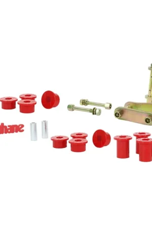 Nolathane Rear Leaf Spring Bushing and Greaseable Shackle\\/Pin Kit - NEK44 Last Chance