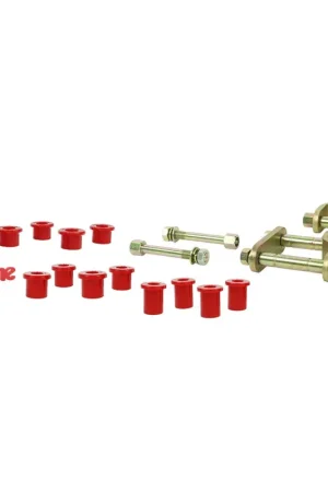 Price Cut Nolathane Rear Leaf Spring Bushing and Greaseable Shackle\\/Pin Kit - NEK41