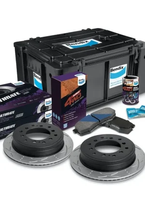 Money Back Guarantee Bendix Ultimate 4WD Rear Brake Upgrade Kit for 120 Series Prado (Standard Ride Height) - U4WD-BUK41 (*Bulky Item, Freight Charges Apply) (Bulky Item - Freight Applies)